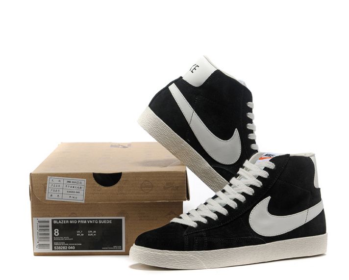 nike blazer high vintage noir