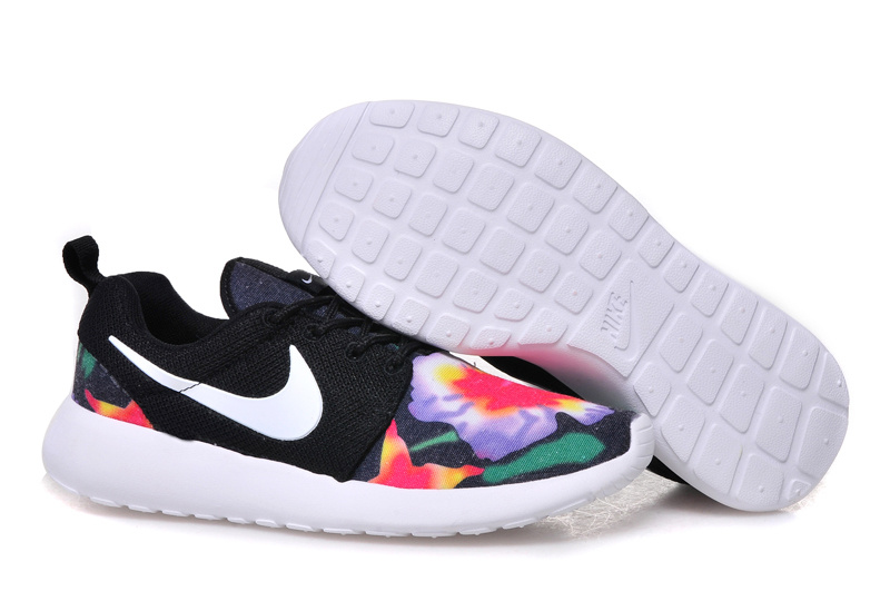 nike roshe run floral femme rose